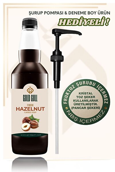 gold gull Fındık Aromalı Kahve & Meyve Şurubu 700 ml.