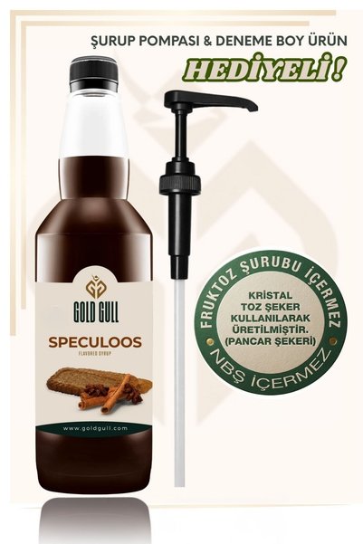 gold gull Speculoos Aromalı Kahve & Meyve Şurubu 700 ml.