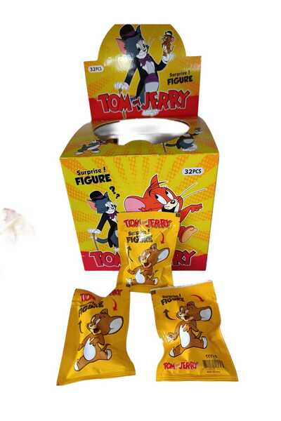 sofun Tom ve Jerry Sürpriz Figür Anahtarlık Paket Tom ve Jerry Sürpriz Paket 1 Adet Anahtarlık