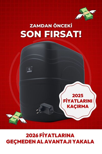Sumosu Home Natural Pompalı Su Arıtma Cihazı - Siyah
