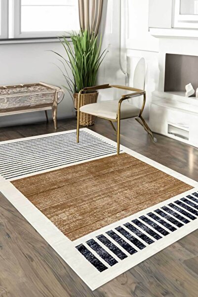 Decomia Home سجادة غرفة المعيشة الحديثة الرقمية غير القابلة للانزلاق وقابلة ل...