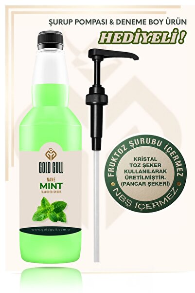 gold gull Nane Aromalı Kahve Ve Meyve Şurubu 700 Ml.
