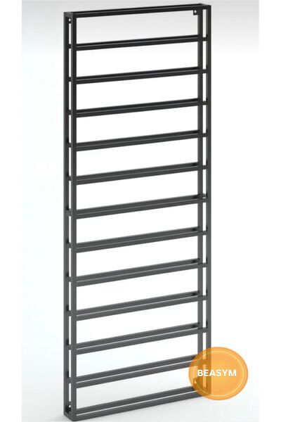 Beasym Duvara Monte 13 Katlı Şarap Rafı Metal Şaraplık