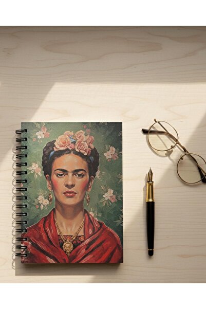 Be Online Art Collection Frida Kahlo Spiral Notebook - Hard Cover A5 Dotted N...