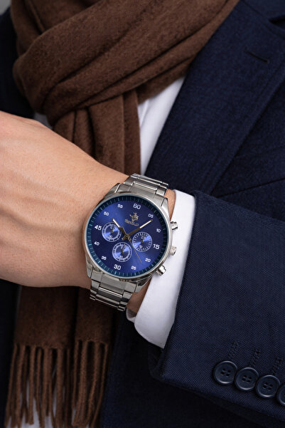 S.POLO New Season Silver Color Metal Band Men Wristwatch with Wristband Gift ...