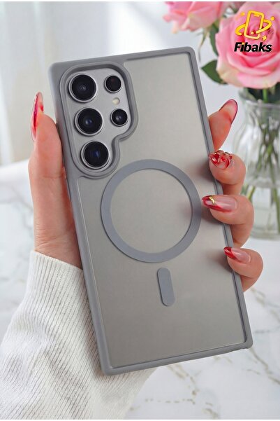 Fibaks Samsung Galaxy S23 Ultra Kılıf Kamera Çıkıntılı Magsafe Şarj Destekli ...