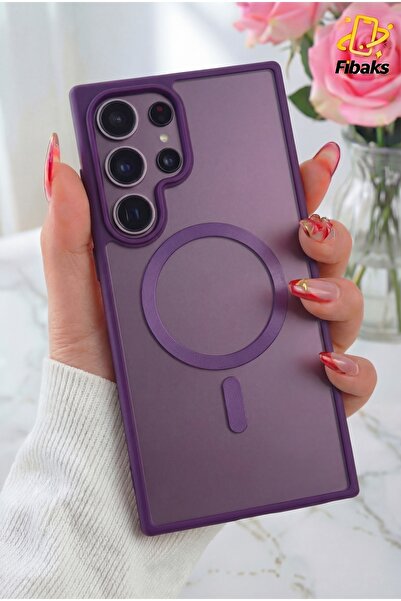 Fibaks Galaxy S22 Ultra Kılıf Kamera Çıkıntılı Magsafe Şarj Destekli Yumuşak ...