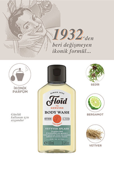 Floid Floïd Erkek Duş Jeli & Şampuan 2’li Set (100 ml + 100 ml) – Cildi Kurut...