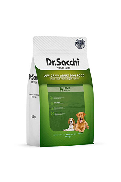 Dr. Sacchi Dr.Sacchi Premium Kuzu Etli Düşük Tahıllı Yetişkin Köpek Maması 1,...