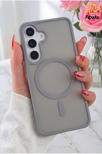 Fibaks Galaxy S24 Plus / S25 Plus Kılıf Kamera Çıkıntılı Magsafe Şarj Destekl...