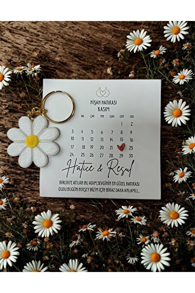 HEN GSM 10 bucăți breloc cu margarete calendar ziua mamei ziua femeilor ziua ...