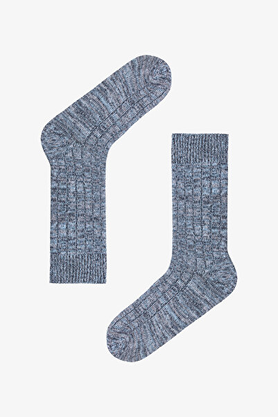 Penti Grau-melierte Herren-Socken mit schwerer Fütterung