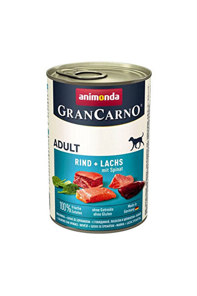 Animonda GranCarno Sığır Etli Ispanaklı ve Somonlu Yetişkin Köpek Konservesi ...