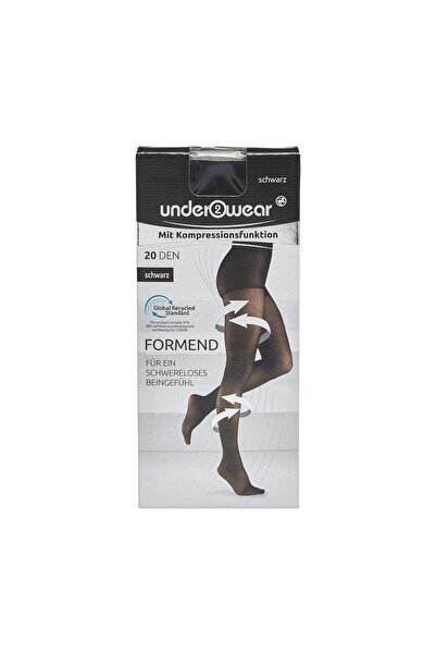 Underwear Külotlu Çorap Toparlayıcı 20 Den Siyah M Beden