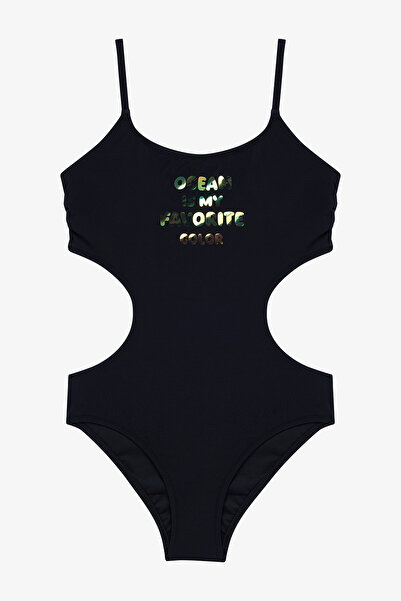 Penti Black Young Girl Hologram Monokini