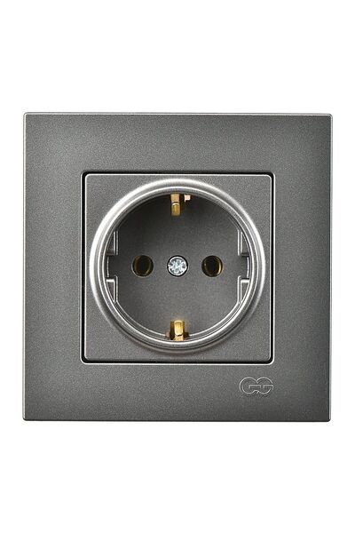 Günsan Elektrik Günsan Eqona Füme Topraklı Priz