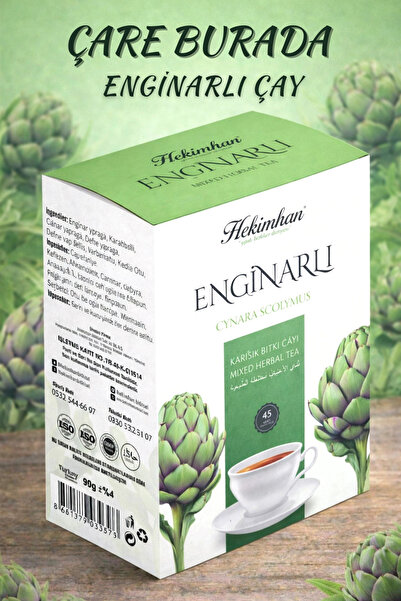 Hekimhan Enginarlı Karışık Bitkisel Çay (45'li Süzen Poşet)