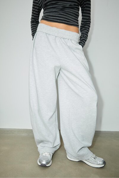 Stradivarius Pamuklu barrel fit pantolon