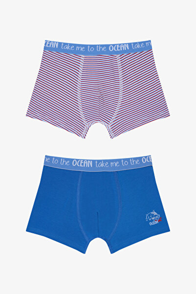 Penti ملابس داخلية للأولاد من نوع Balloon Fish مطبوع مكونة من قطعتين من القطن