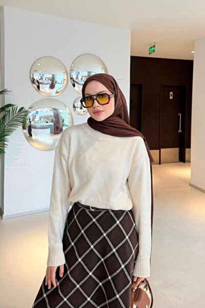 Hazamoda Pulover Elmas Ovs Ecru