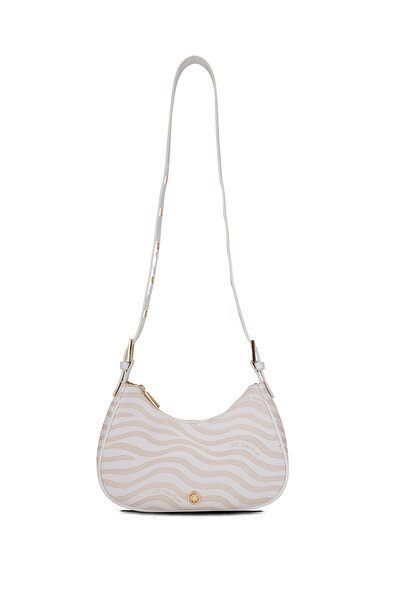 U.S. Polo Assn. Geantă de umăr pentru femei Ecru Us26166