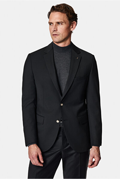 Abdullah Kiğılı 4 Drop Relaxed Fit Rahat Kesim Yünlü Blazer Ceket