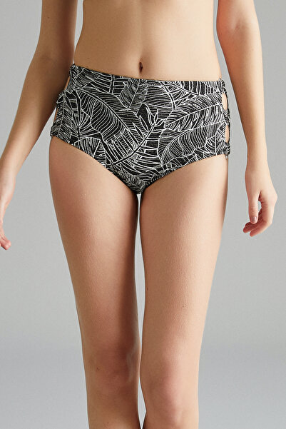 Penti Pantaloni de bikini la modă cu talie înaltă Foresta