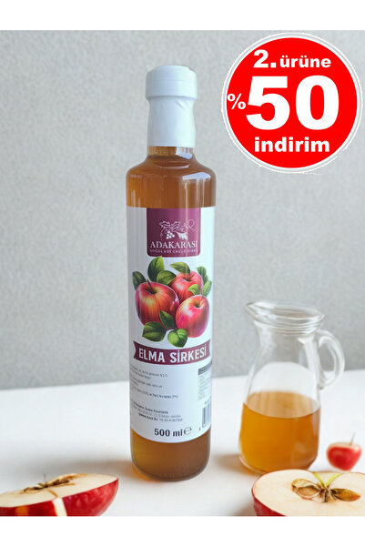 Adakarası Elma Sirkesi 500 ml ( Doğal Fermantasyon )