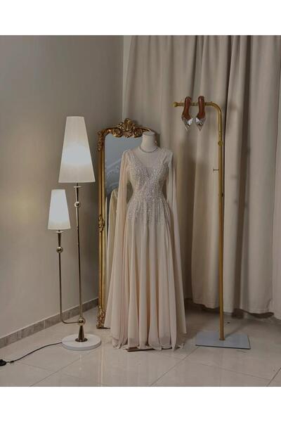 vanus fashion فستان سهرة طويل 5396 (3 الوان)