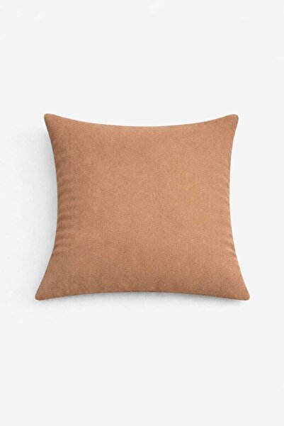 PerdeYap1980 غطاء وسادة من القطيفة بملمس الكاكاو (قطعة واحدة)