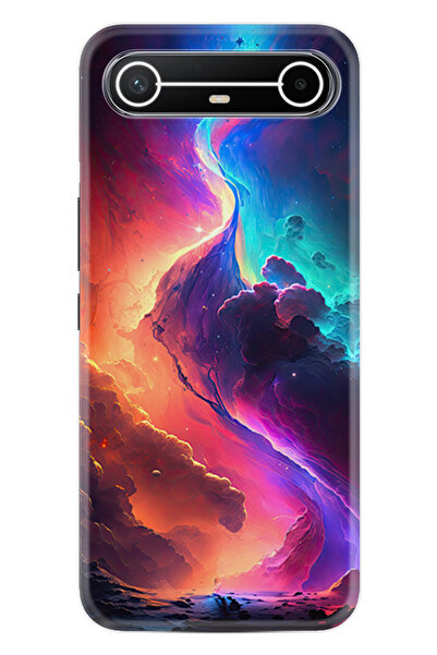 TECNO Spark Slim (KM9) Kılıf Boutique Baskılı Resimli Özel Renkler Pcode -076