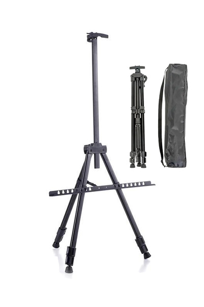 ACUTO Metal Şövale Çantalı Şövale Ayarlanabilir Şövale 3 Ayaklı Şövale