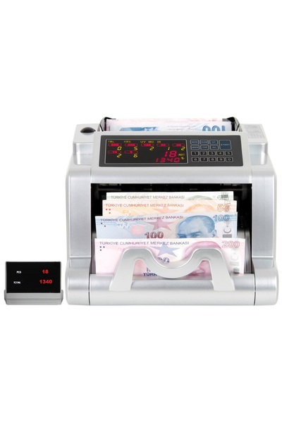 Gold Mix Silver Karışık Para Sayma Makinesi, TL ve Euro Karışık, USD Adet Sayım, Sesli, Müş. Ekranı