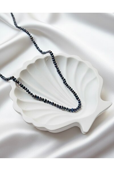 AERAS DESİNG Siyah Kum İnci Kolye