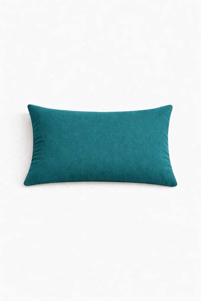 PerdeYap1980 Velvet Textured Oil Painting Cushion Cover (1 Piece)