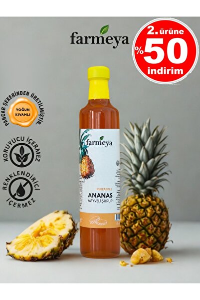 farmeya Ananas Özü 700gr - Ananas Meyveli Şurup