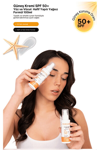 aktürk osmanli sabuni Choosmetic Güneş Kremi SPF 50+ | Yüz ve Vücut | Hafif Y...