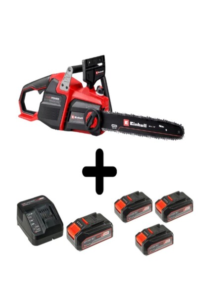 Einhell GP-LC 36/40 Li BL- Akülü Ağaç Kesme Makinesi 18V 4 x 2.5 Ah + Şarj Ci...