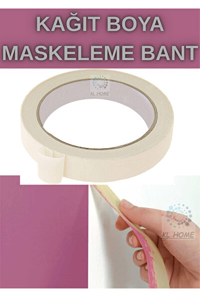 KL HOME 18mm*25metre Band Boya Maskeleme KAĞIT Bant