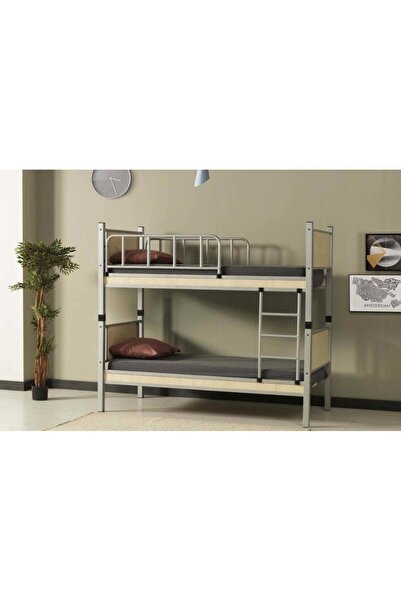 Mobilya Dükkanım Yurt Ahşap Ranza 90x190 ARM027