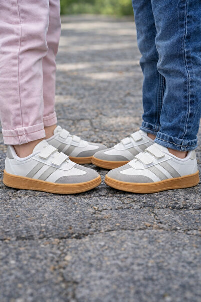 ALTUNTAŞ Boys - Girls Velcro Non-Slip Sole Casual Sports Shoes School Shoes W...