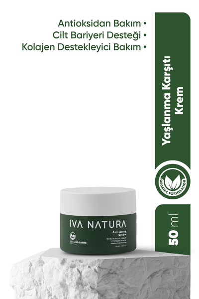 Iva Natura Yaşlanma Ve Kırışıklık Karşıtı Anti-aging Krem Hyaluronik Asit Ölm...