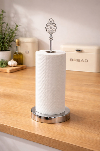 LUXAY HOME DEKORATİF HAVLU PEÇETELİK GÜMÜŞ RENGİ MUTFAK DEKORASYON ÇEYİZ