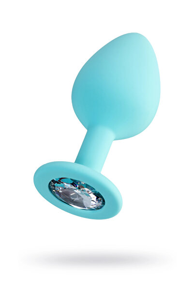 VipMarketim ToDo Brilliant Anal Plug, silikon, mavi, 8 cm, Ø 3 cm, 50 g