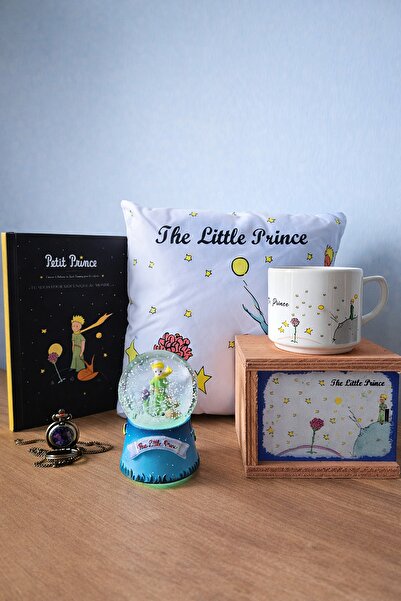 Rüya Kıyısı Küçük Prens Komple Hediye Seti | Işıklı Orta Boy Kar Küresi, Kutu...
