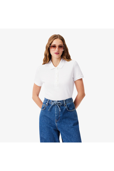 Lacoste L.12.D Slim Fit Stretch Petit Pique Polo Shirt - PF5462-00-001