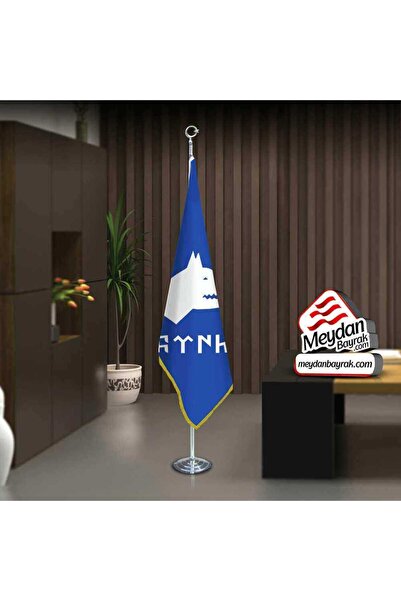 Genel Markalar Göktürkçe Türk Yazılı Bayrak -Ofis -Makam-Toplantı Odaları -Di...