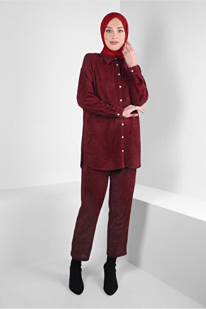Alvina KADİFE PANTOLONLU TAKIM 44338