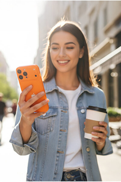 Vision Craft iPhone 17 PRO MAX 3D Model -Turuncu (LANSMAN RENGİ) - PETG Kalite