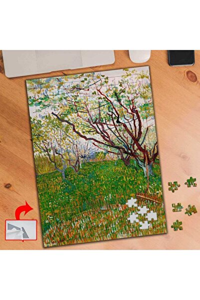 Asilmeydan Çiçekli Bahçe, Van Gogh 240 Parça Puzzle Yapboz Tablo-1948